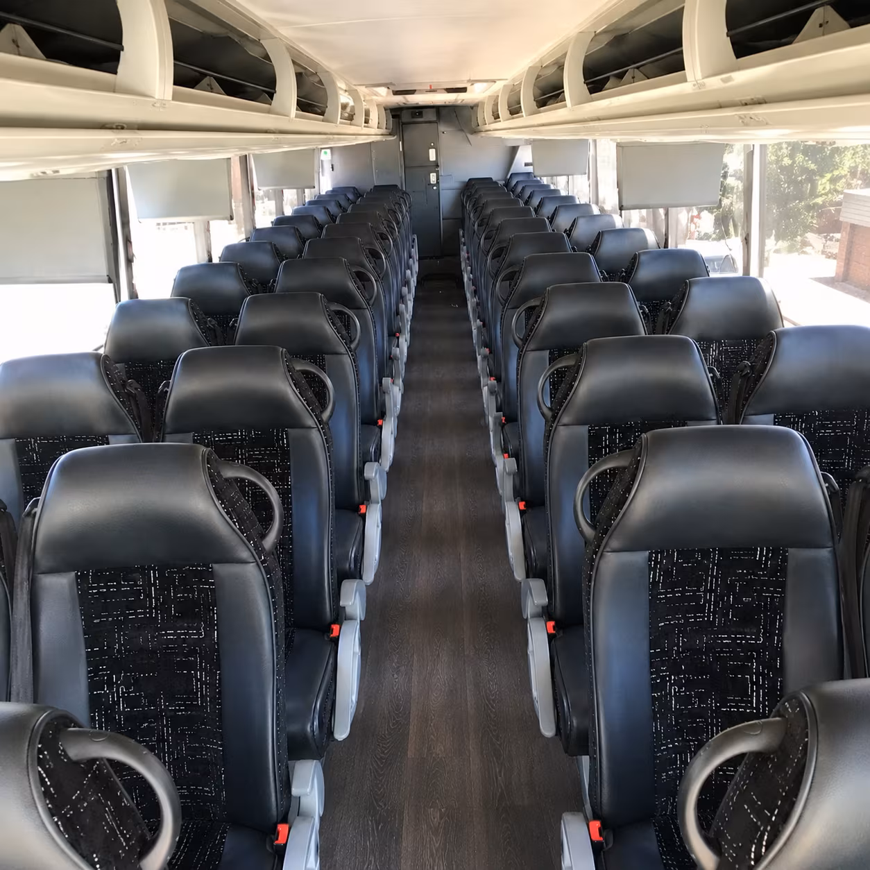 menifee charter bus interior