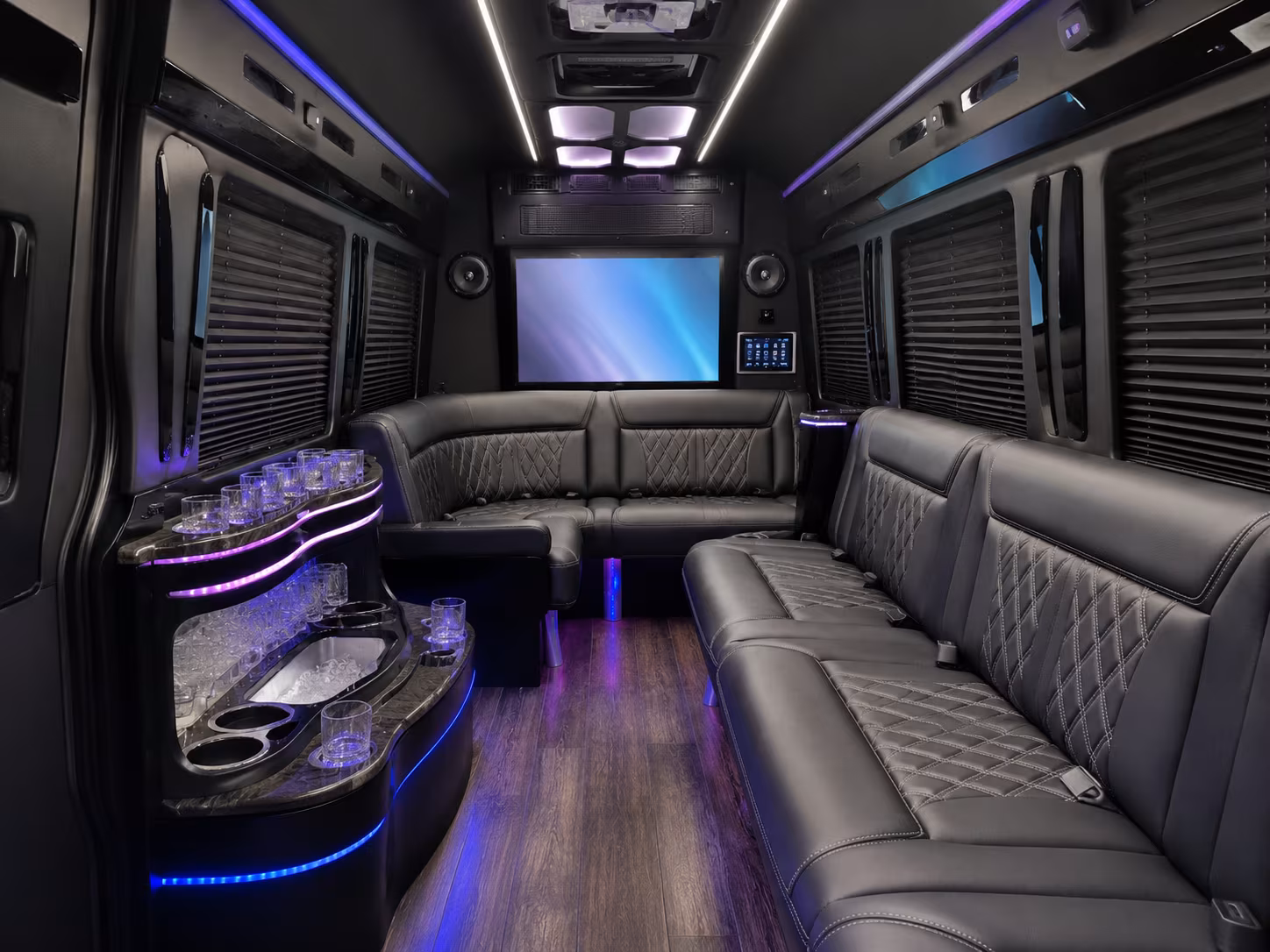 menifee private event transportation onboard seating
