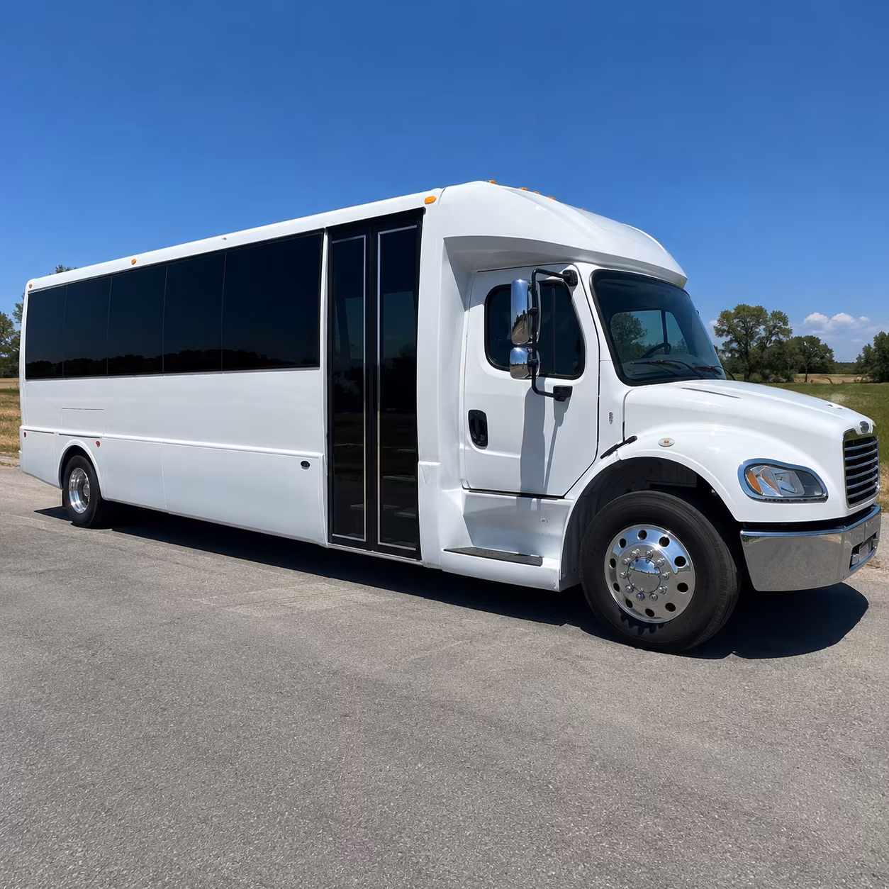minibuses for bridal party pickups and venue to venue runs